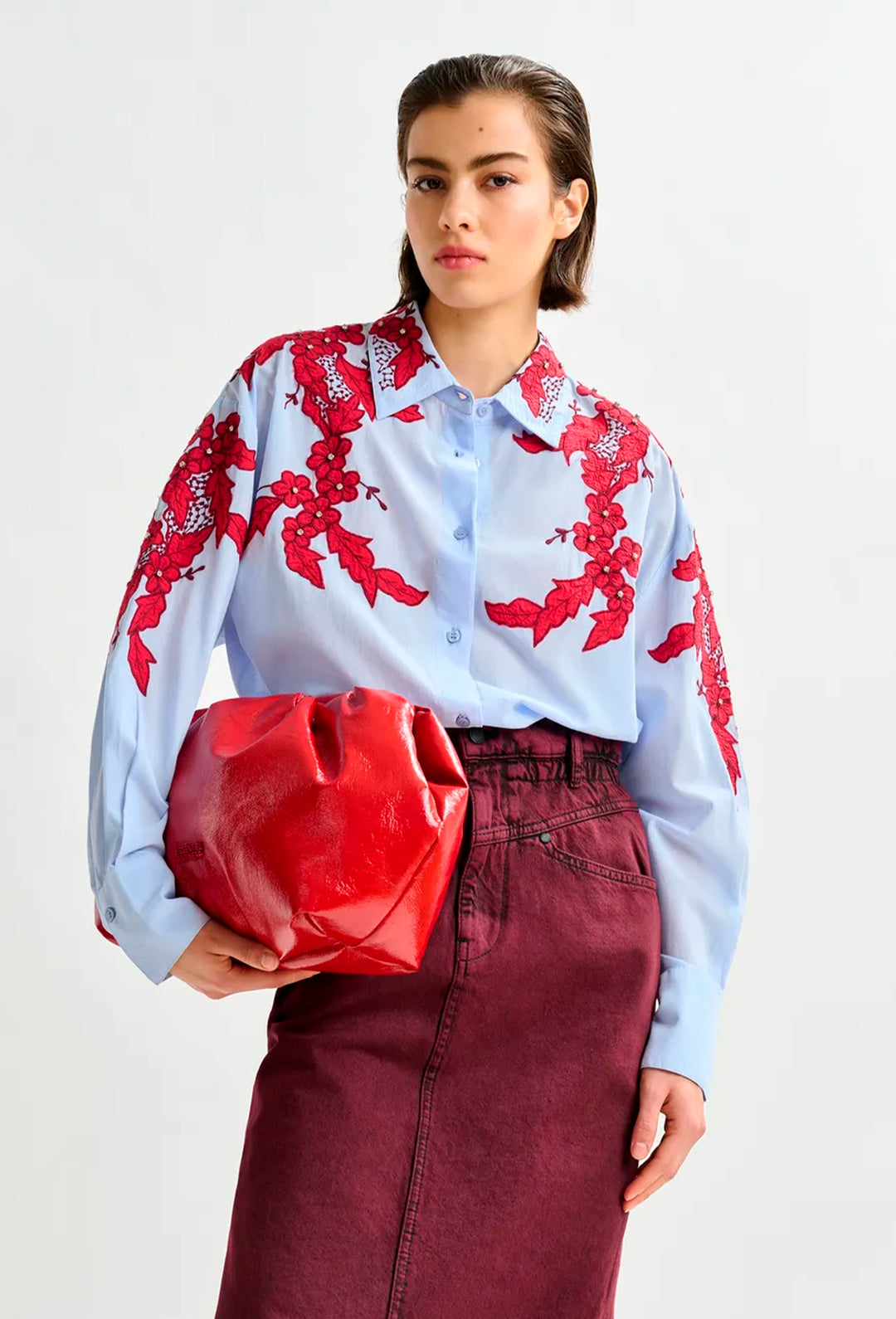 Essentiel Antwerp Ishimbay Shirt - Red