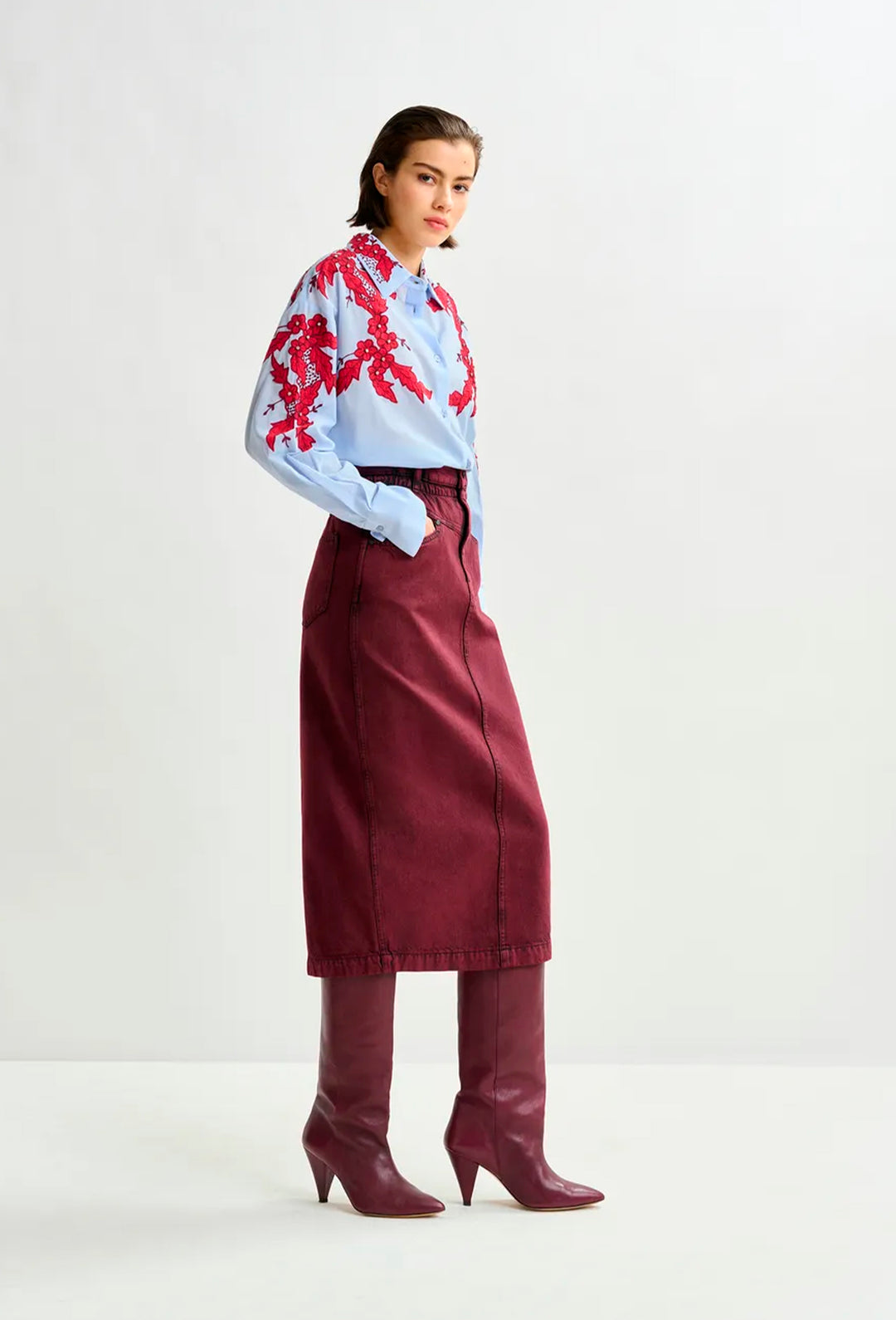Essentiel Antwerp Ishimbay Shirt - Red