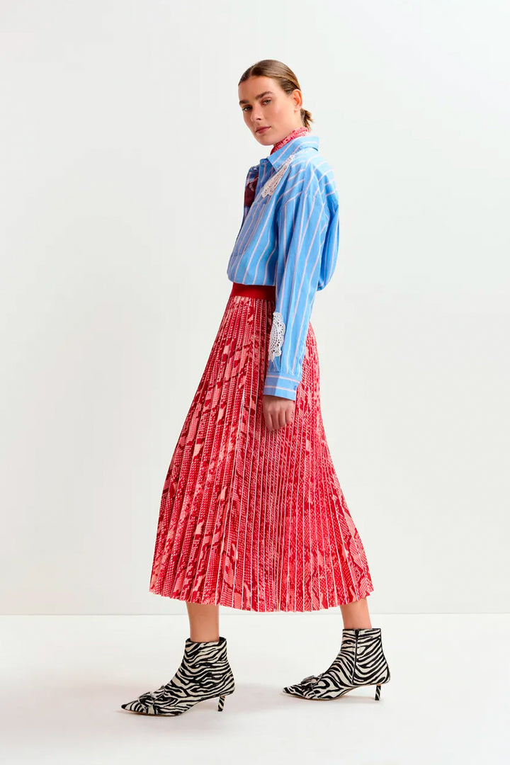 Essentiel Antwerp Indira Skirt - Red