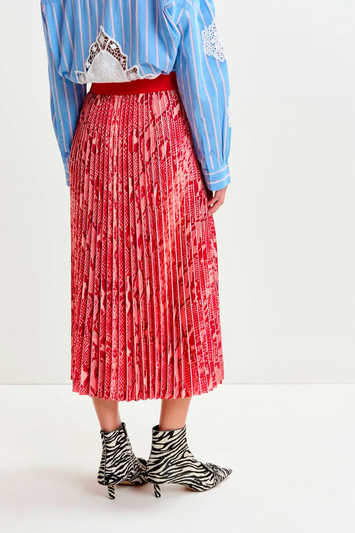 Essentiel Antwerp Indira Skirt - Red