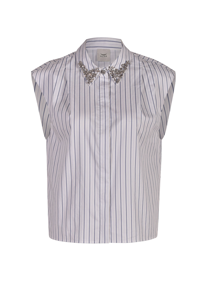 Husk Jewelled Top - Stripe