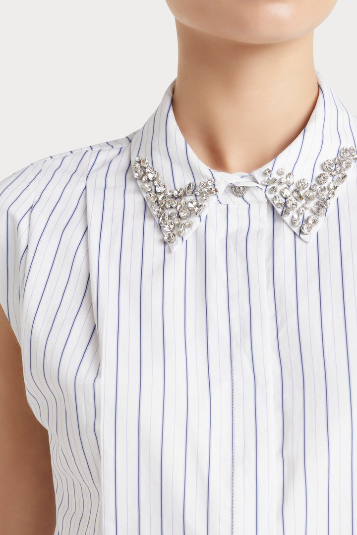 Husk Jewelled Top - Stripe