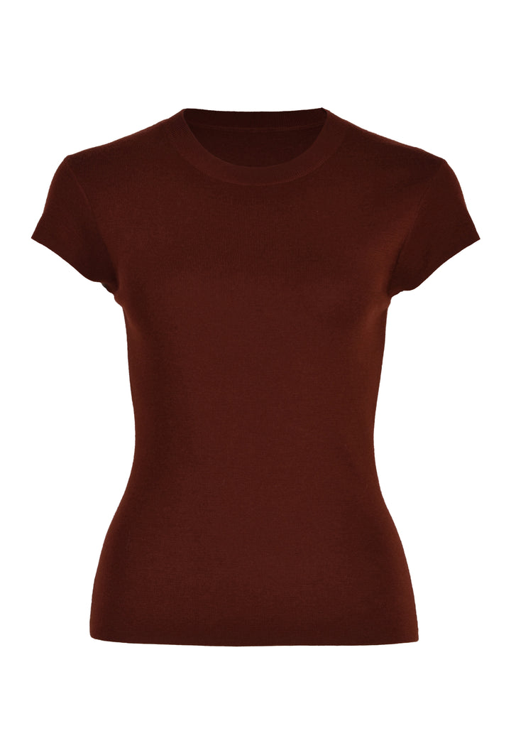 Husk Merino Crew - Fig