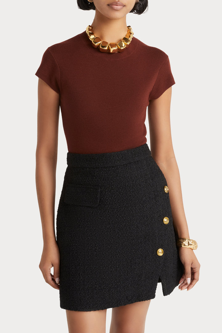 Husk Merino Crew - Fig