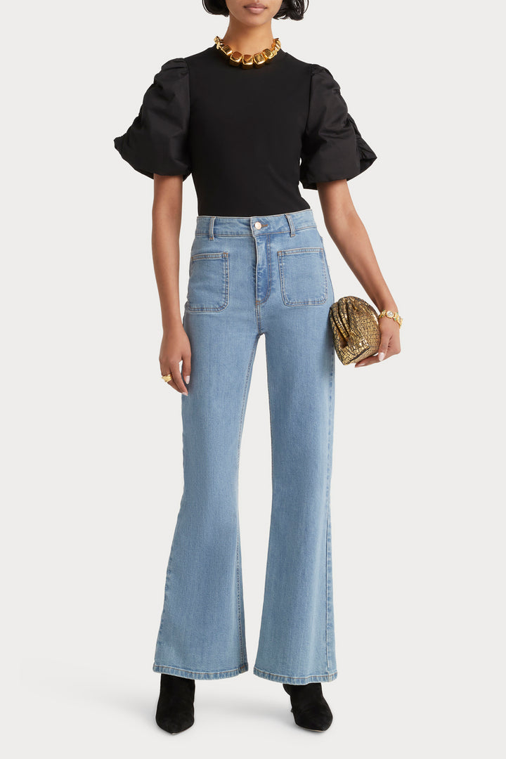 Husk Gabriela Tee - Black