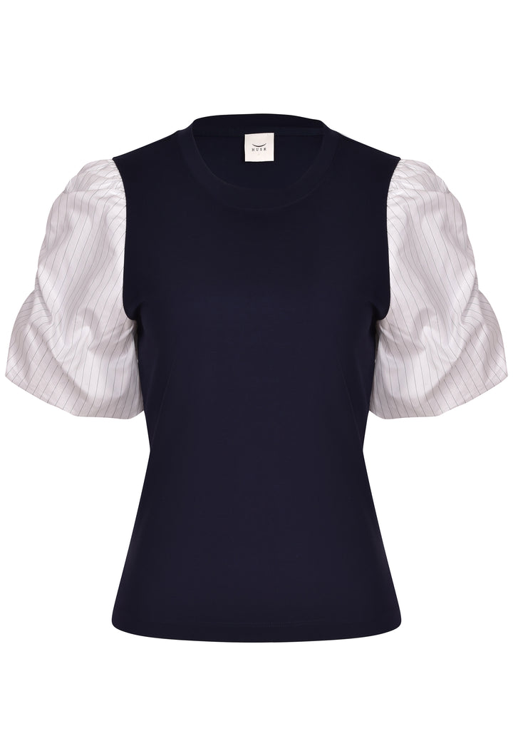 Husk Gabriela Tee - Navy
