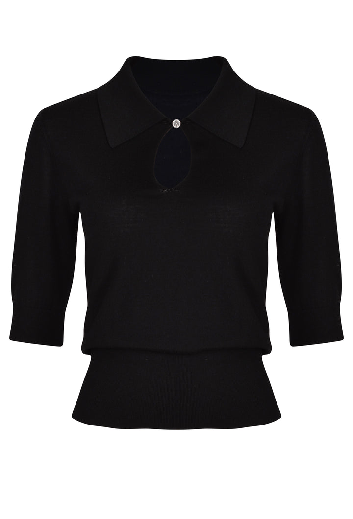 Husk Elb Polo - Black