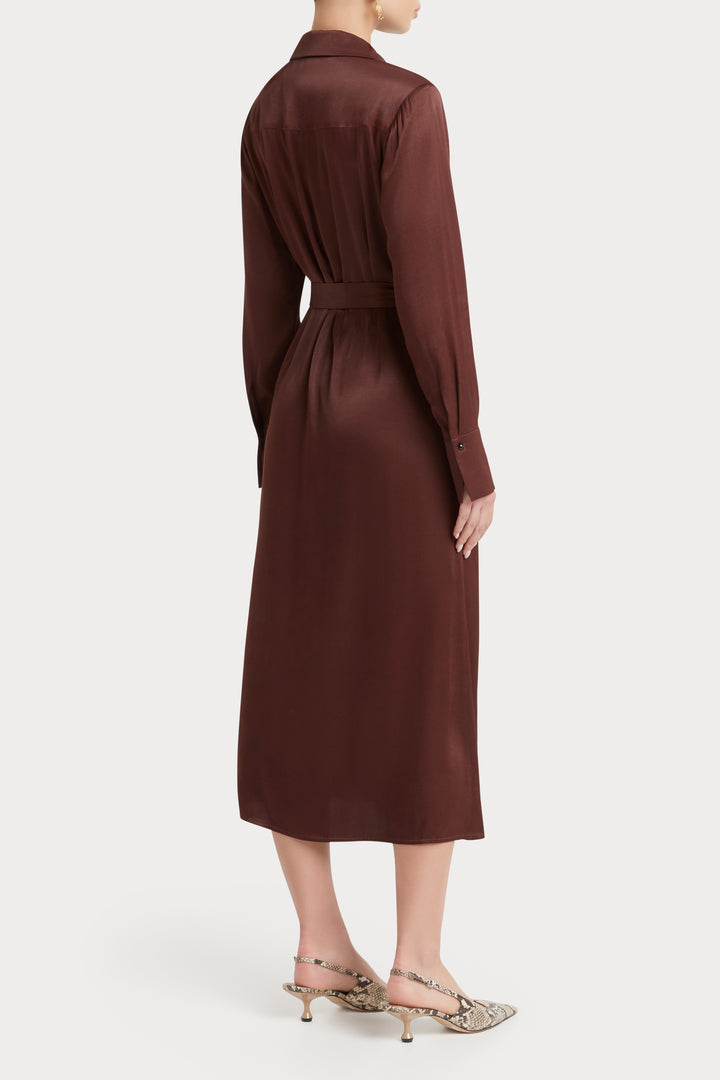 Husk Luna Dress - Chestnut