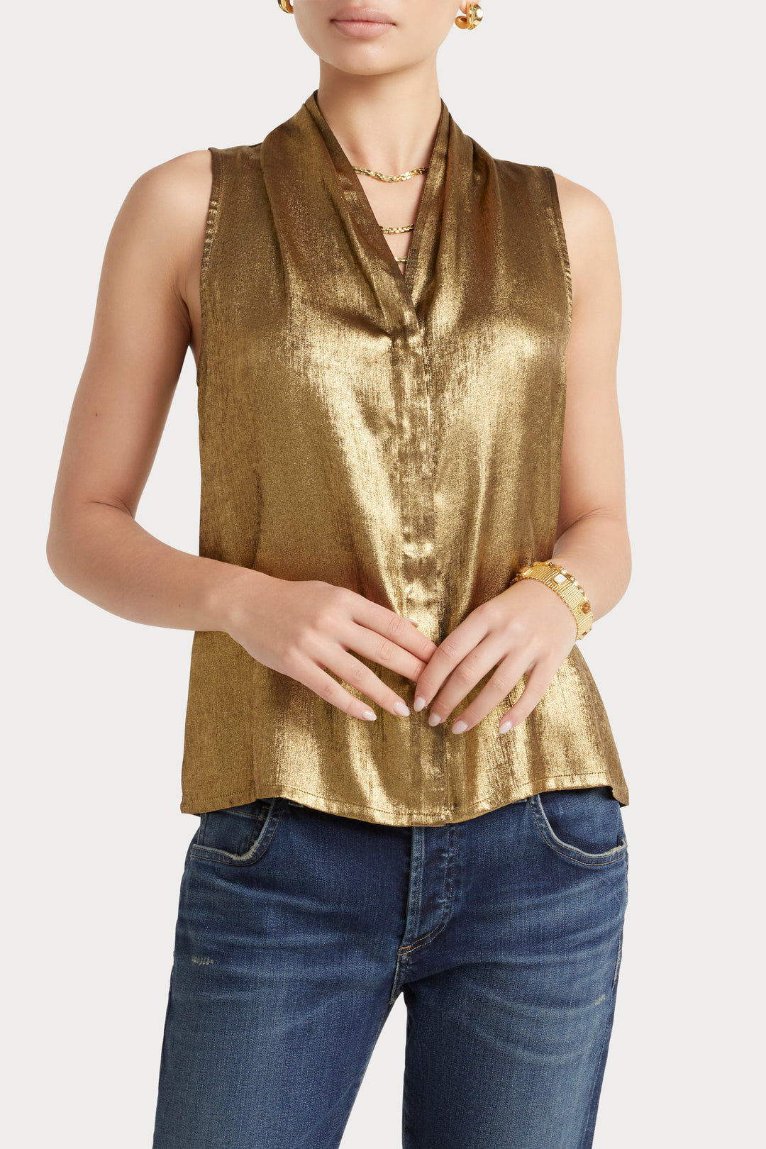 Husk Aurelia Top - Gold