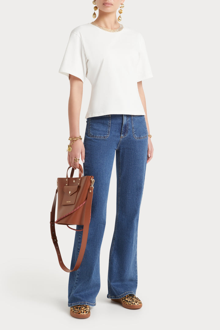 Husk Elise Tee - White