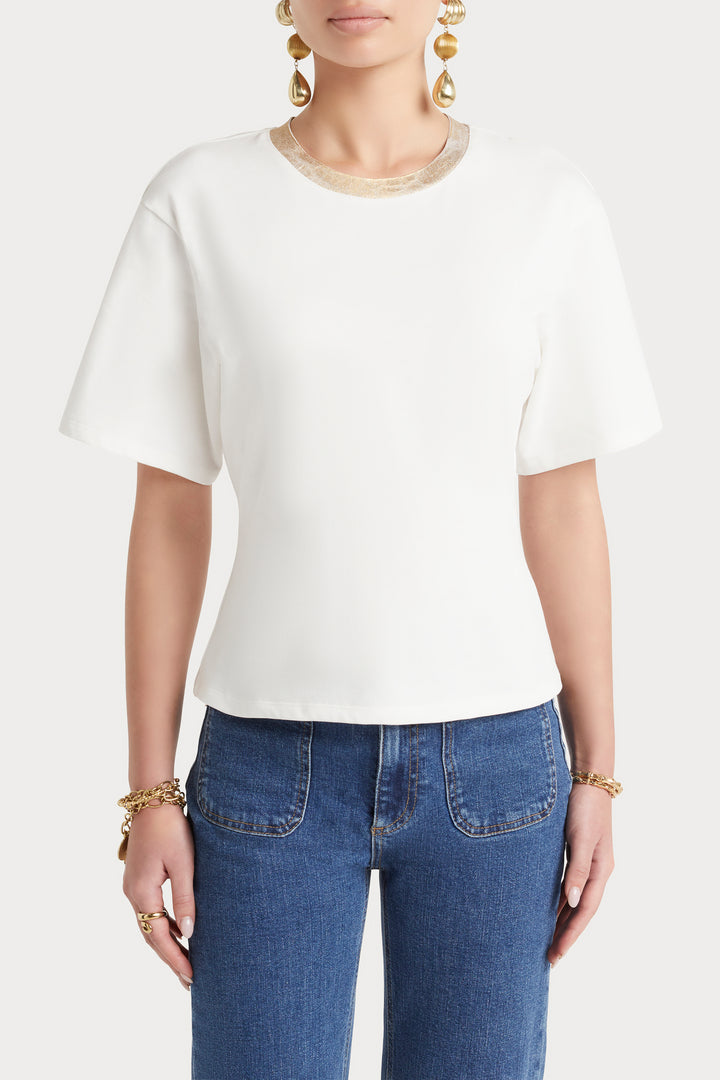Husk Elise Tee - White
