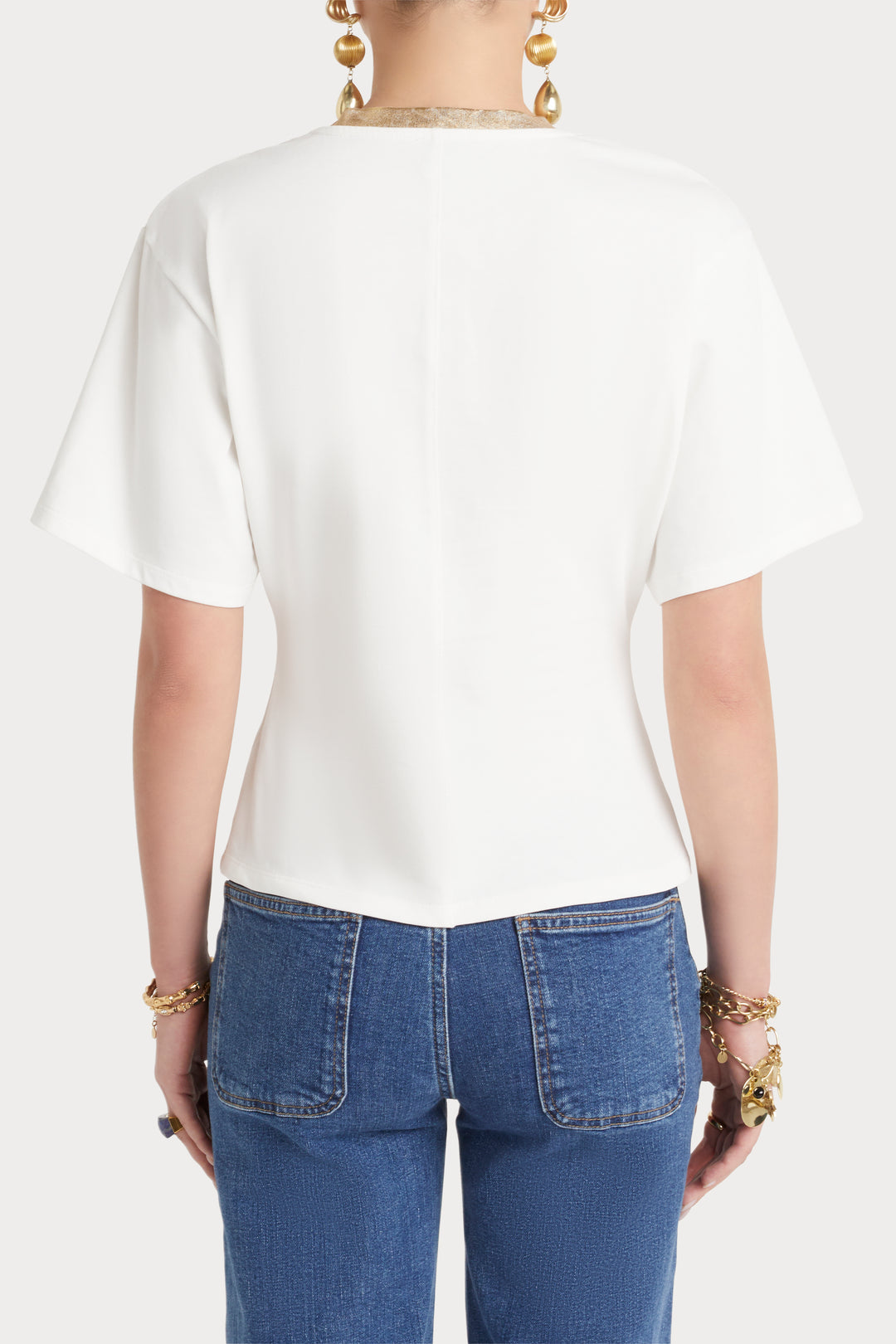 Husk Elise Tee - White