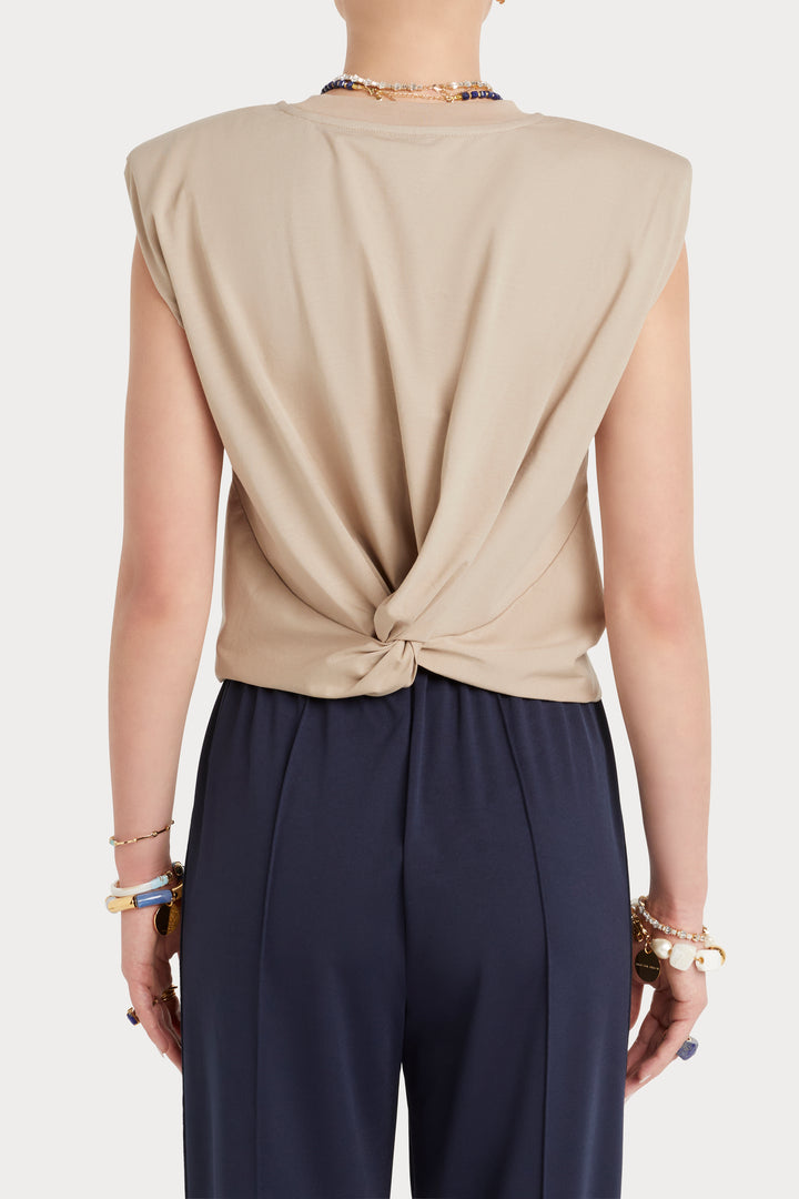 Husk Twist Tee - Camel