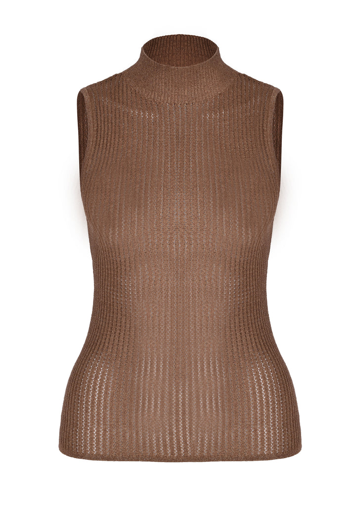Husk Knit Turtleneck - Coffee
