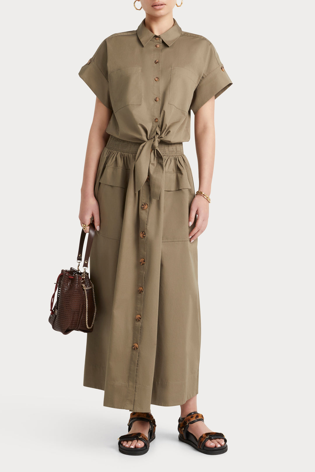 Husk Elodie Top - Khaki