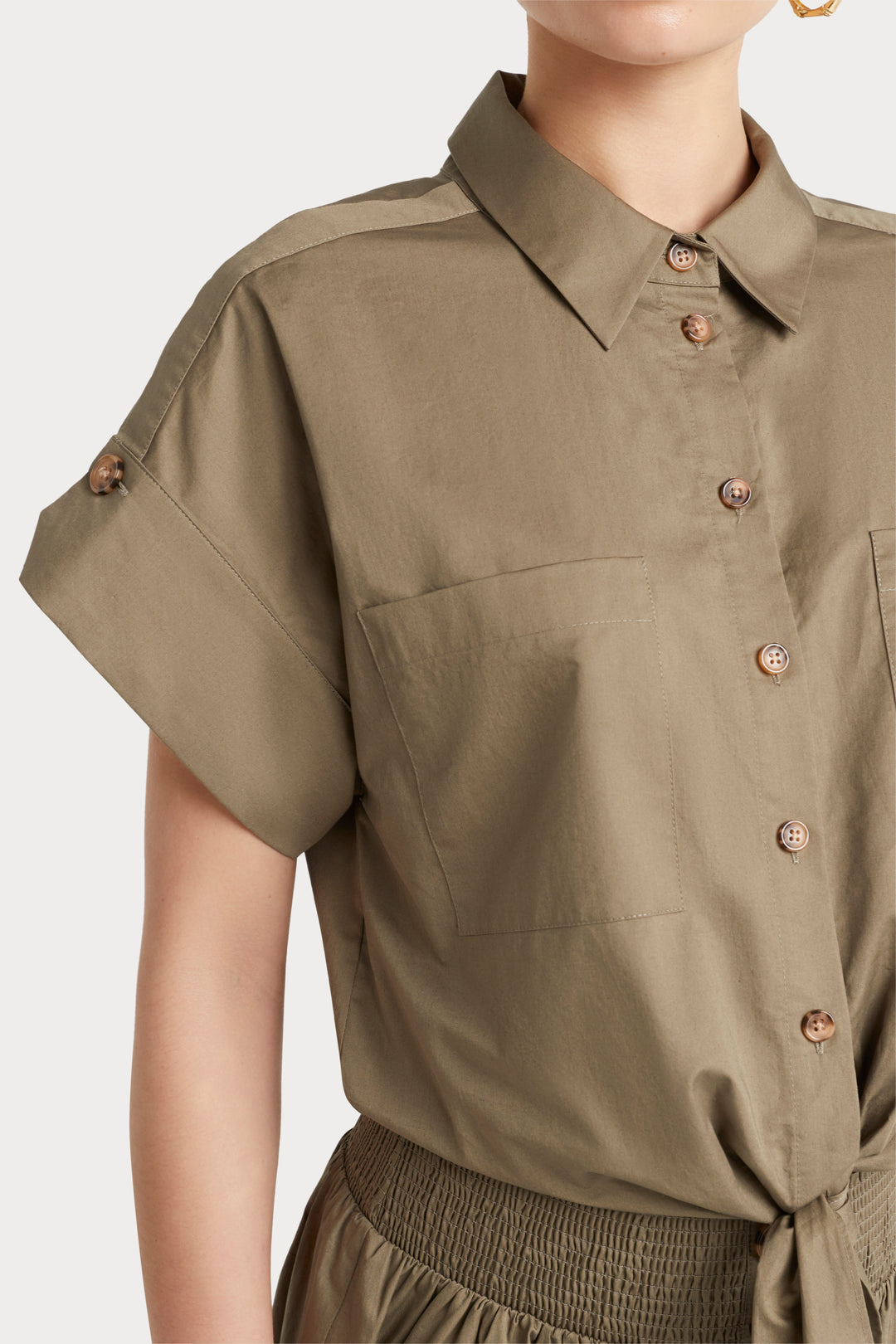 Husk Elodie Top - Khaki