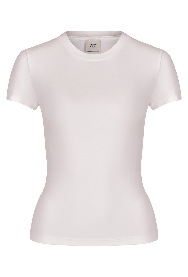Husk Rib Tee - White
