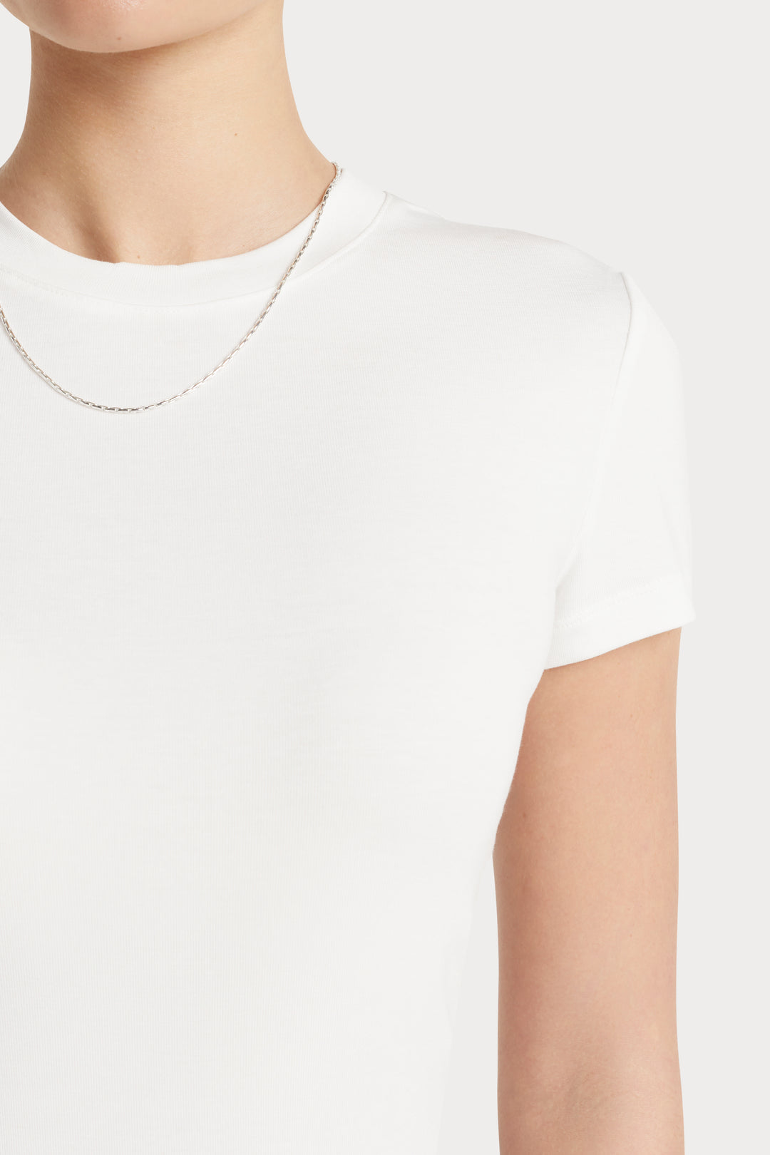 Husk Rib Tee - White