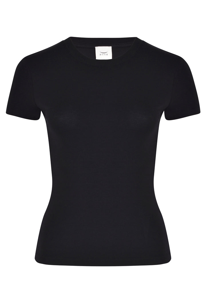 Husk Rib Tee - Black