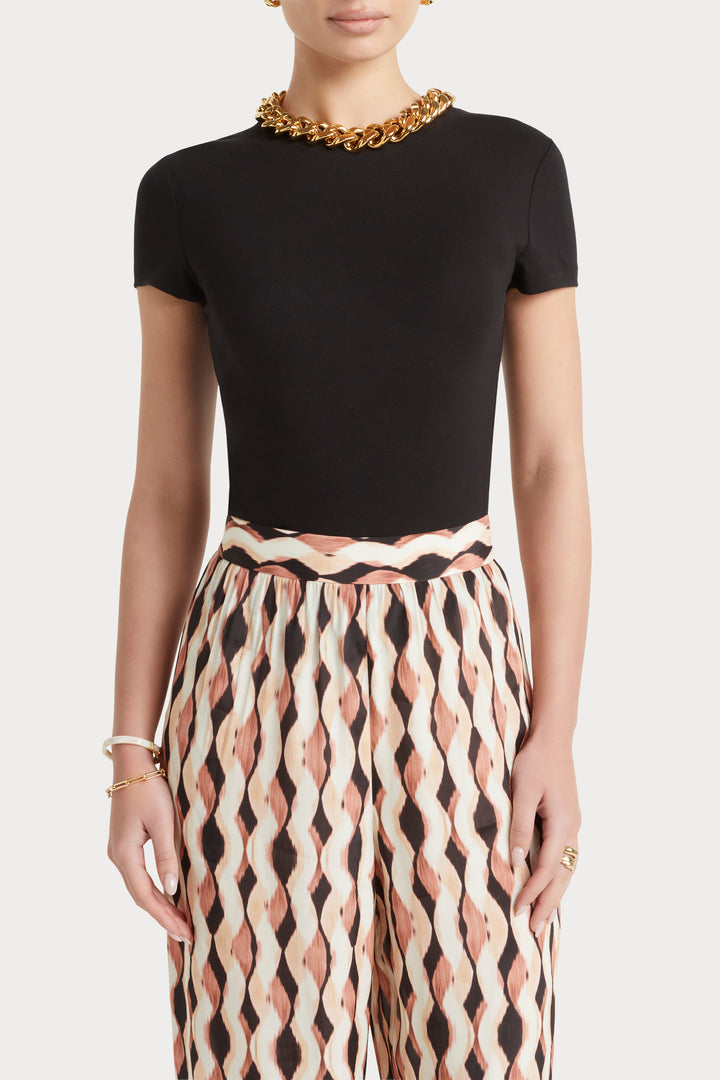 Husk Rib Tee - Black