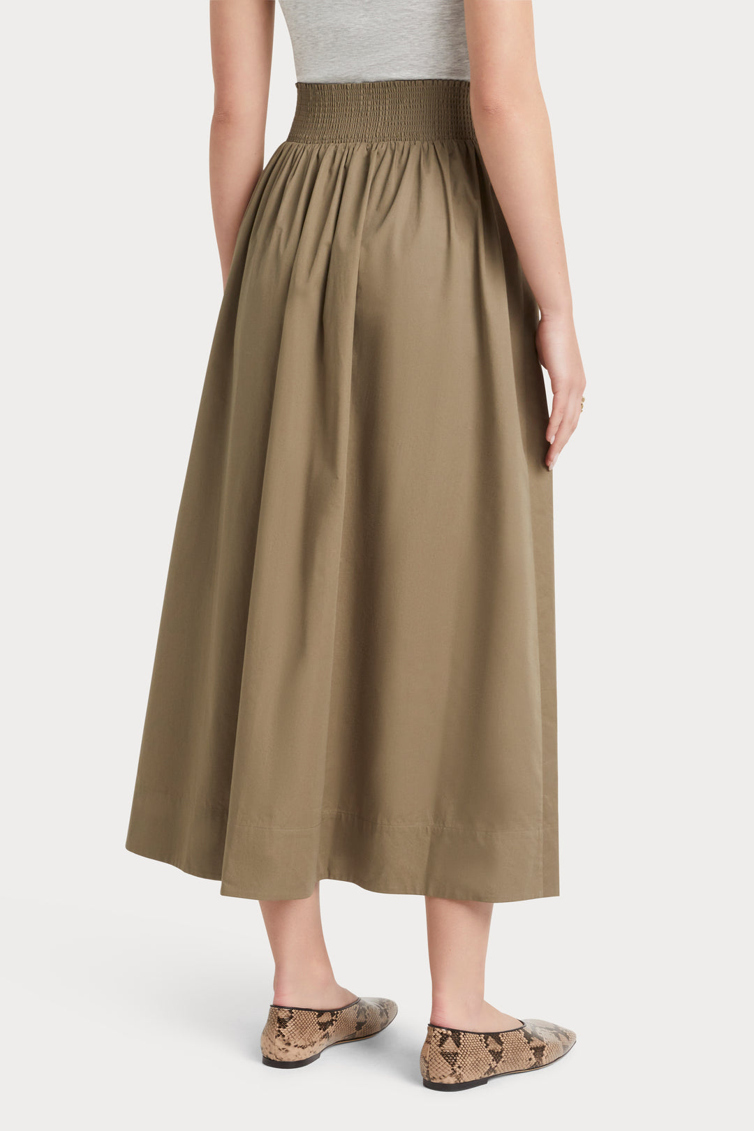 Husk Elodie Skirt - Khaki