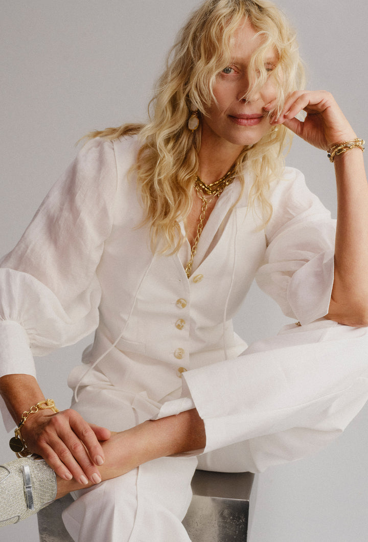 Husk Alba Blazer - White