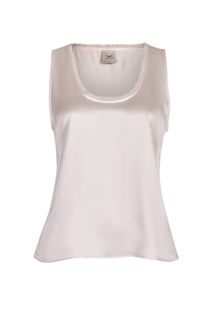 Husk Pure Silk Cami - Oyster