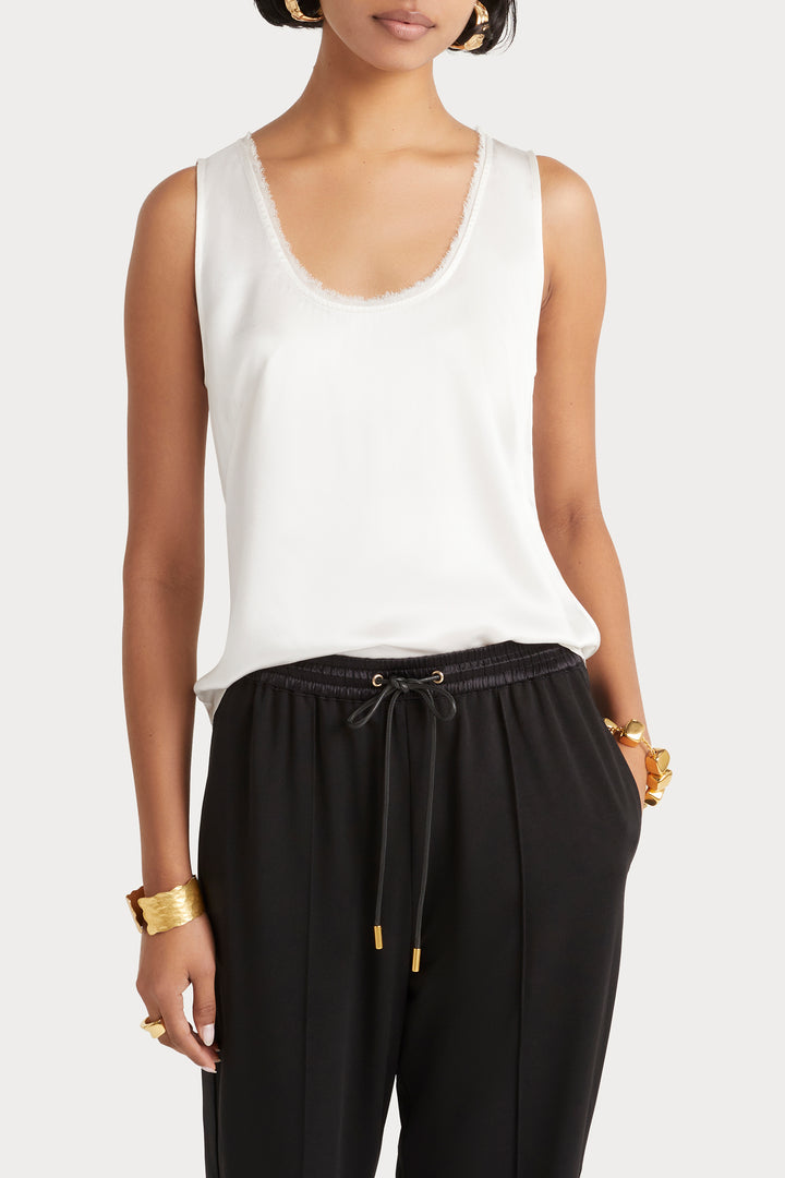 Husk Pure Silk Cami - Oyster