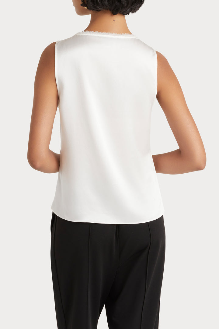 Husk Pure Silk Cami - Oyster