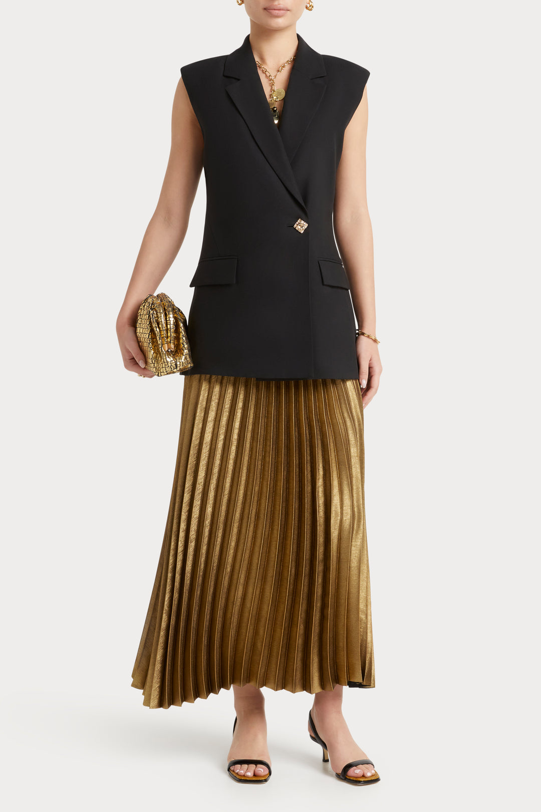Husk Talia Gilet - Black