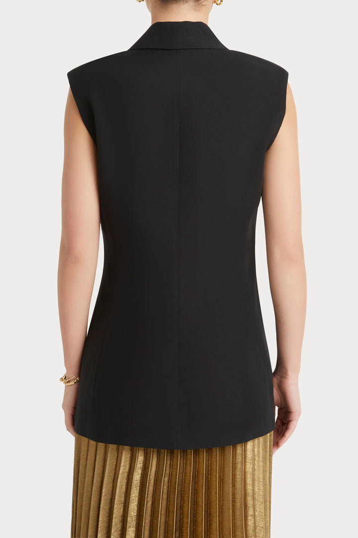 Husk Talia Gilet - Black