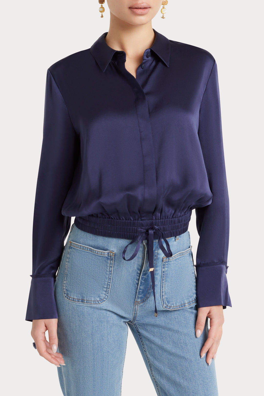 Husk Azalea Top - Navy