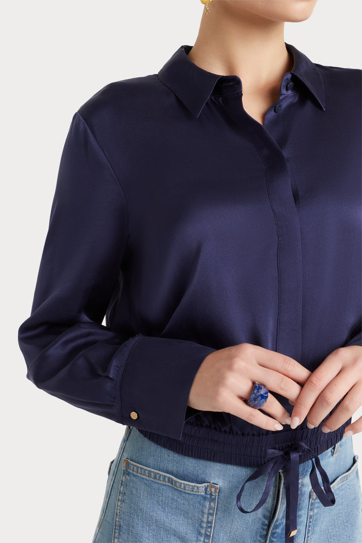 Husk Azalea Top - Navy