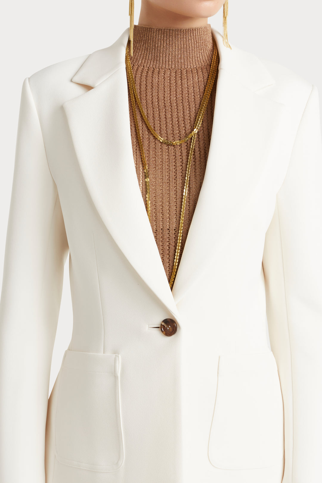 Husk Lily Blazer - Chalk