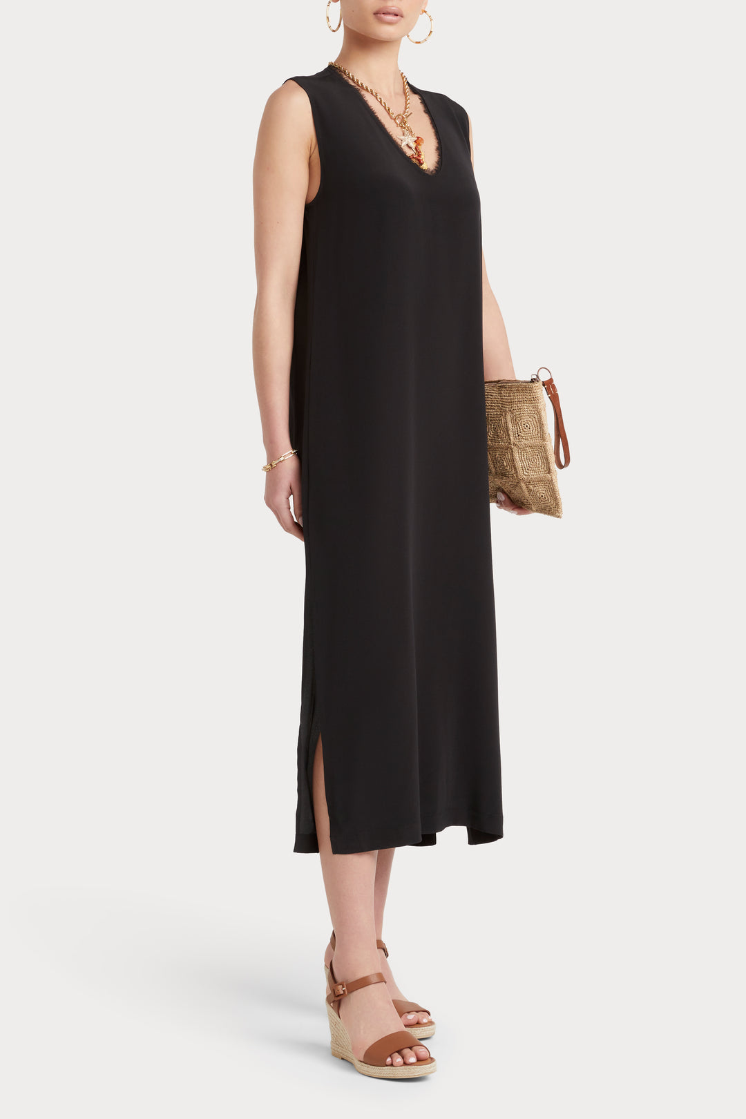 Husk Alani Midi - Black