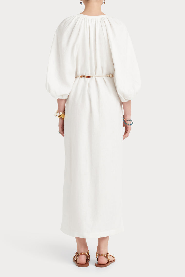 Husk Amara Kaftan - White