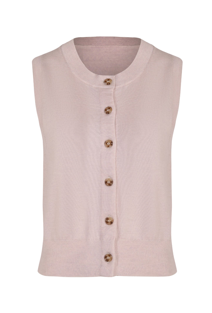 Husk Merino Vest - Marshmallow