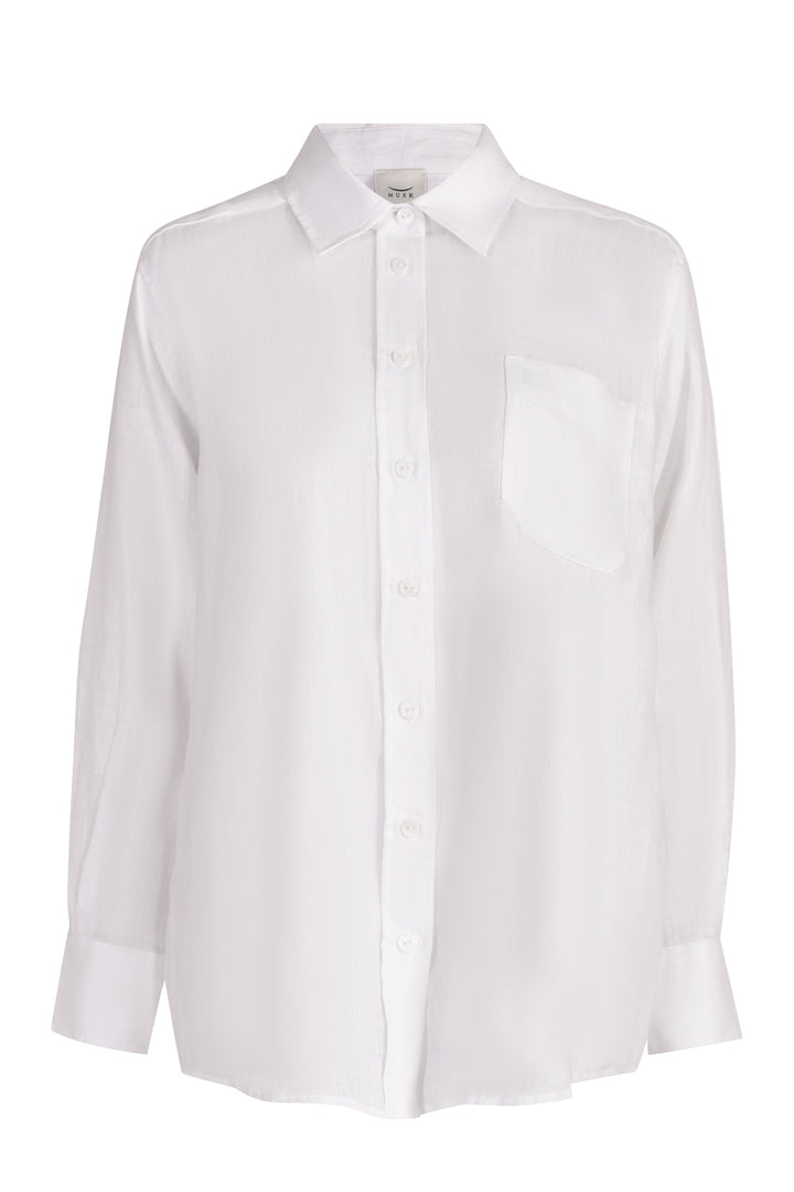 Husk Linen shirt - White