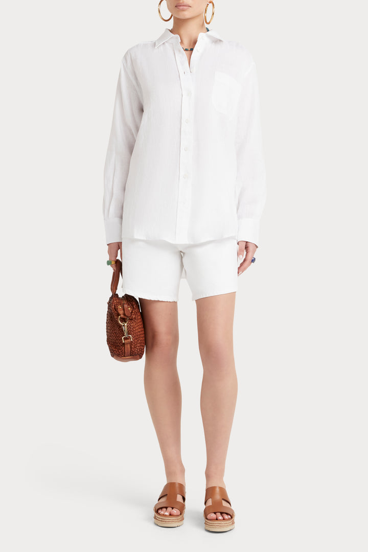 Husk Linen shirt - White