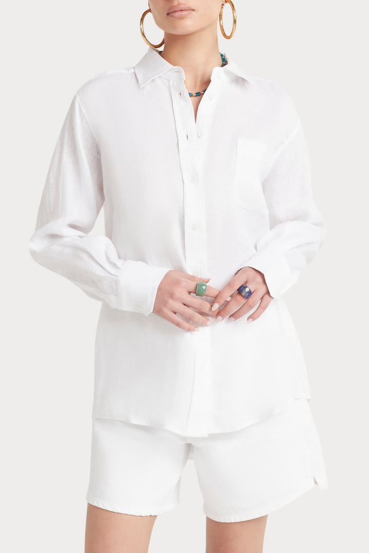 Husk Linen shirt - White