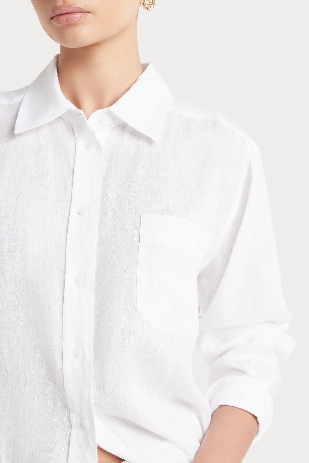 Husk Linen shirt - White