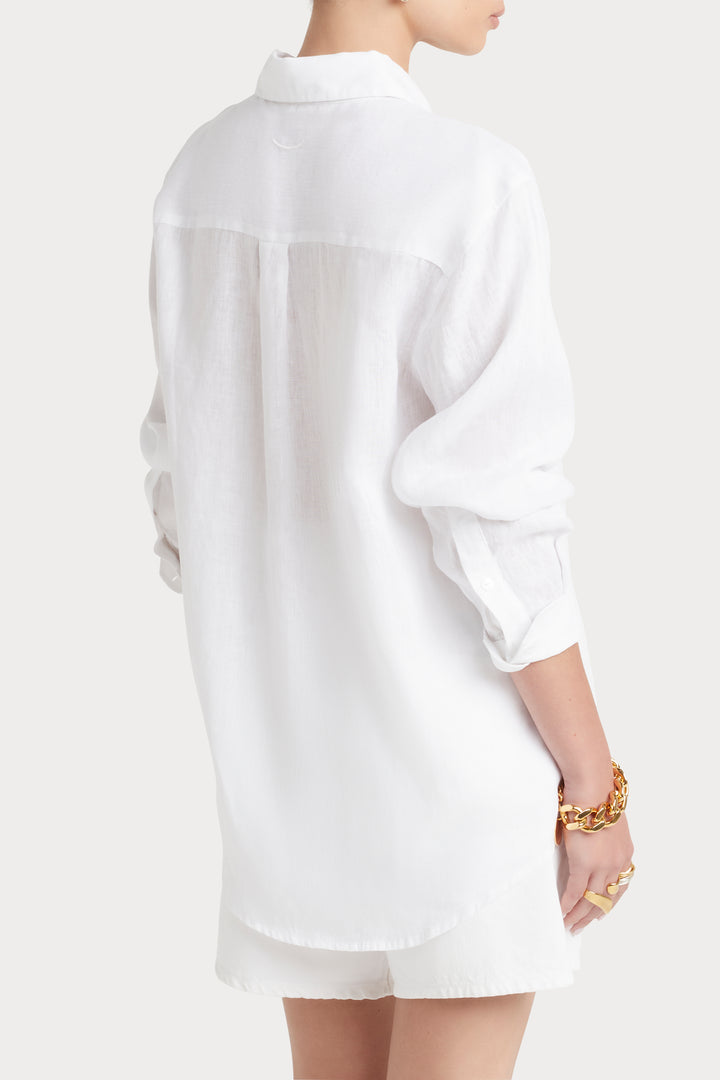 Husk Linen shirt - White