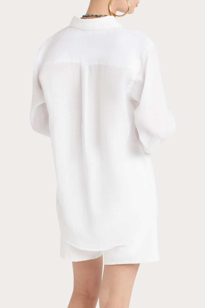 Husk Linen shirt - White