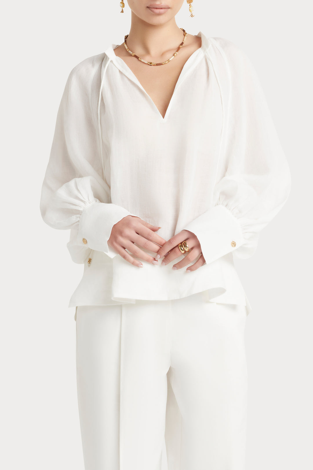 Husk Alba Top - White