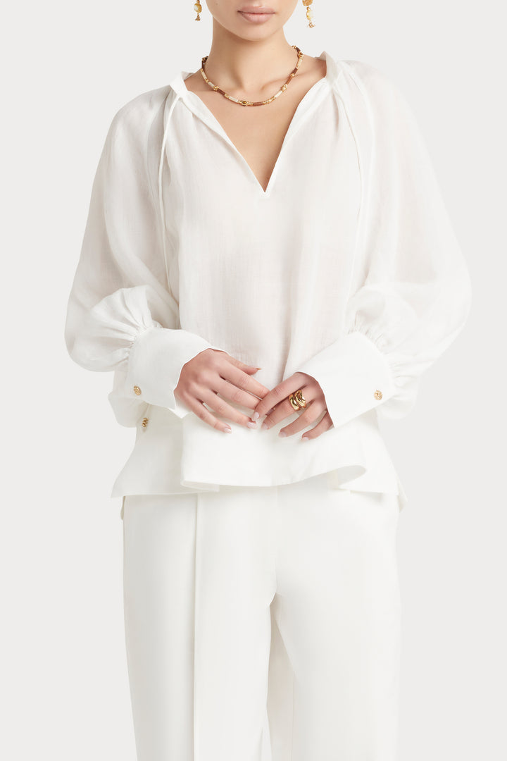 Husk Alba Top - White