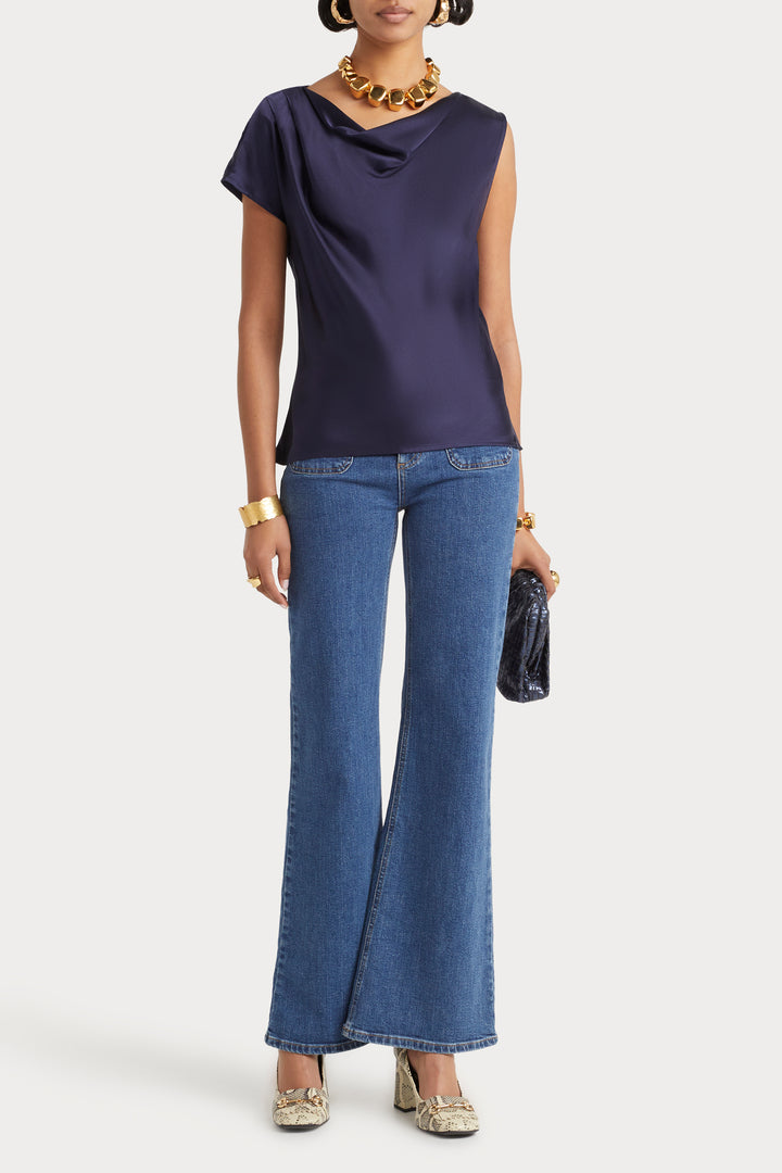 Husk Emilie Top - Navy