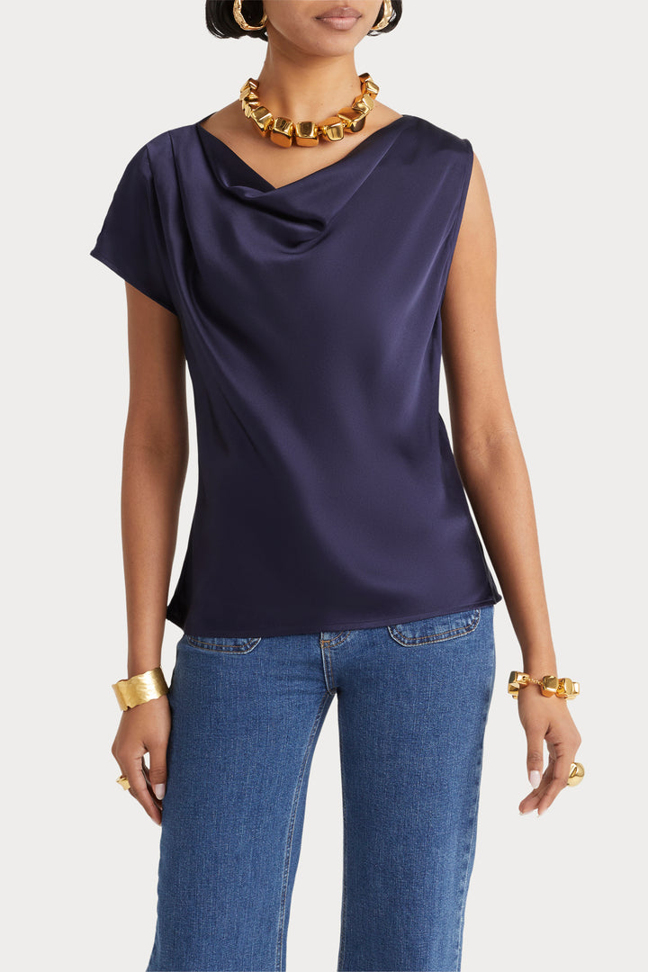 Husk Emilie Top - Navy