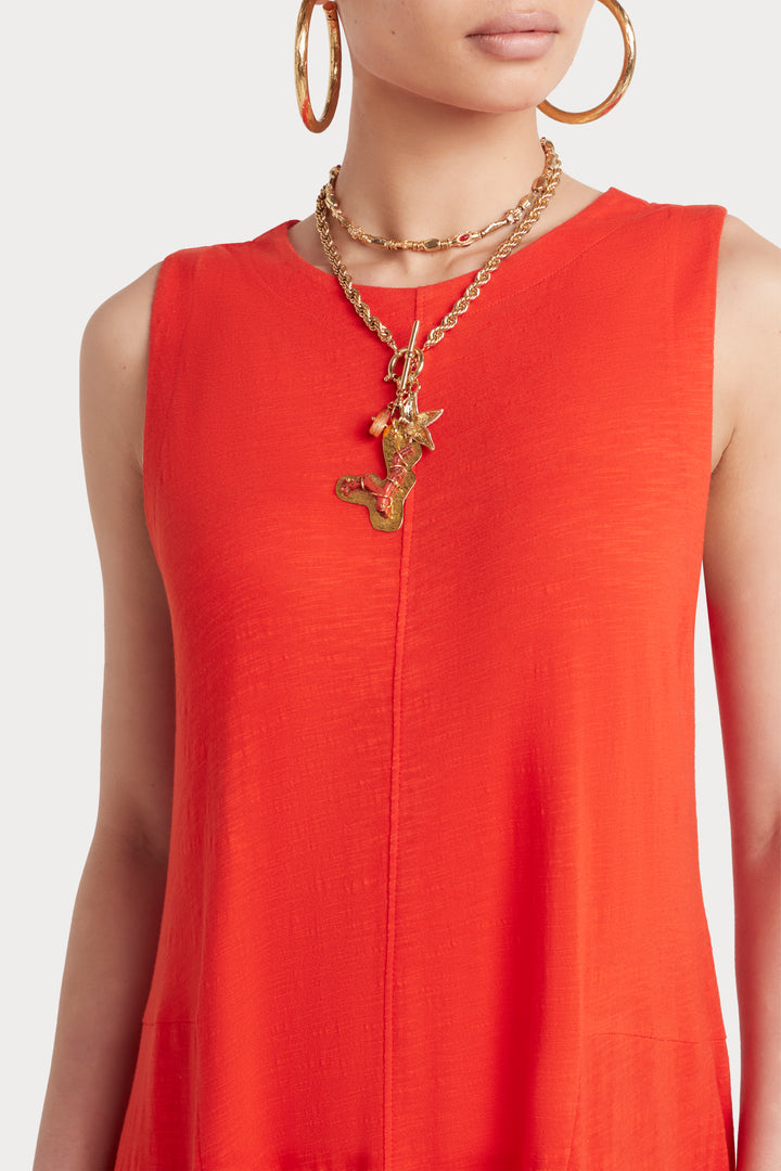 Husk Elika Dress - Vermillion