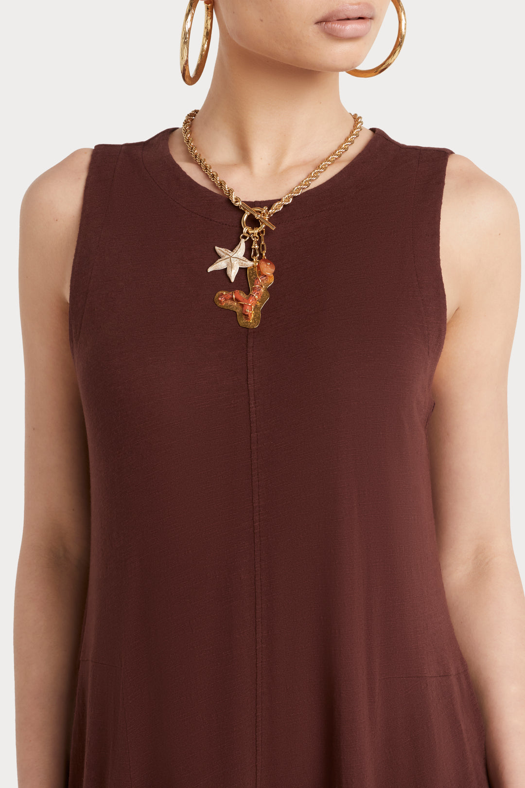 Husk Elika Dress - Chestnut