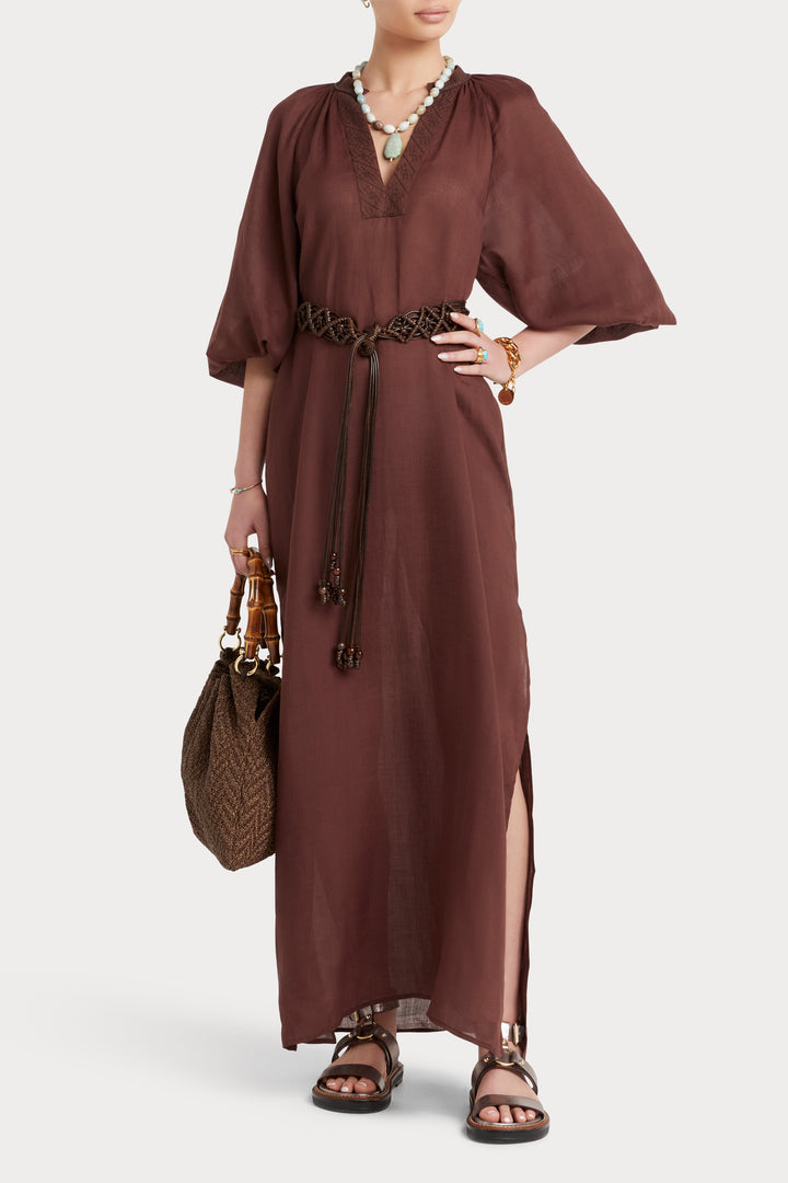 Husk Daphni Kaftan - Chocolate